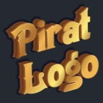 Phông chữ vàng 3D đẹp