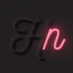 Phông chữ neon CSS sáng tạo