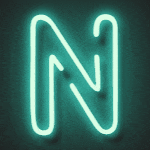 Hoạt ảnh gif văn bản neon