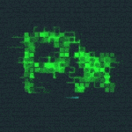 Phông chữ pixel với hoạt hình GIF