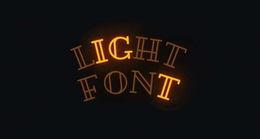 Hiệu ứng bật neon cho biệt danh