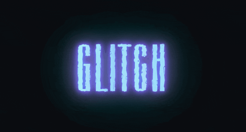 Hiệu ứng neon glitch