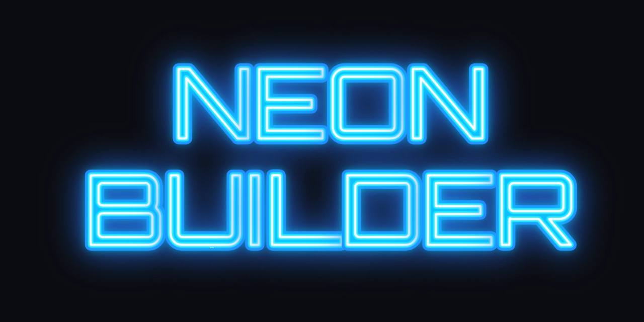 Phông chữ neon cổ điển