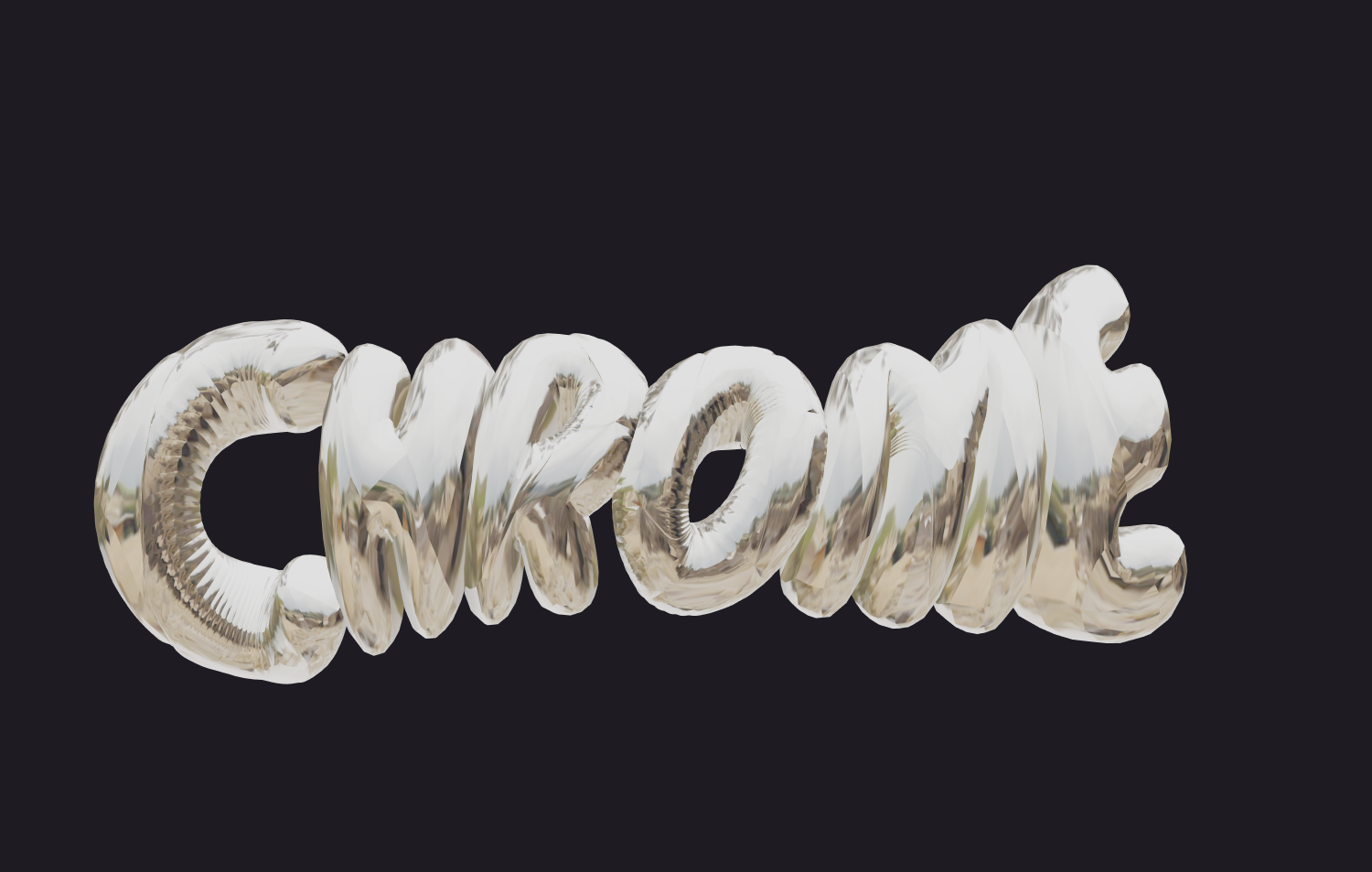 Làm cho dòng chữ trở thành phông chữ chrome